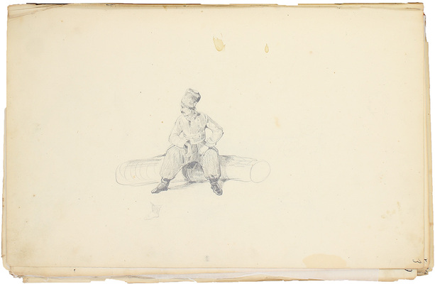 Штернберг Василий Иванович. Альбом рисунков с пейзажами, портретами и набросками 